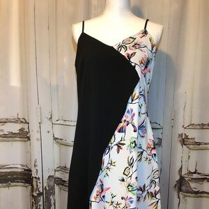 Bar III - Asymmetrical Floral Midi - Size M - NWOT!
